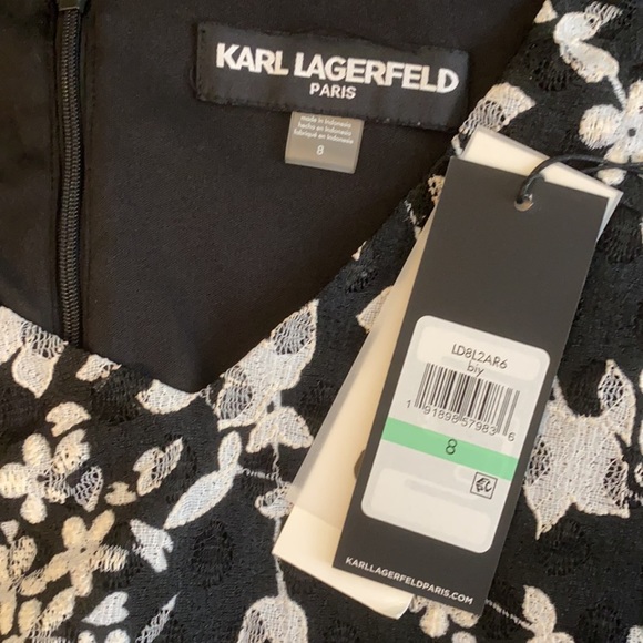 Karl Lagerfield Floral Shift Dress - Picture 5 of 5